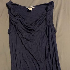 Cowl neck tank top